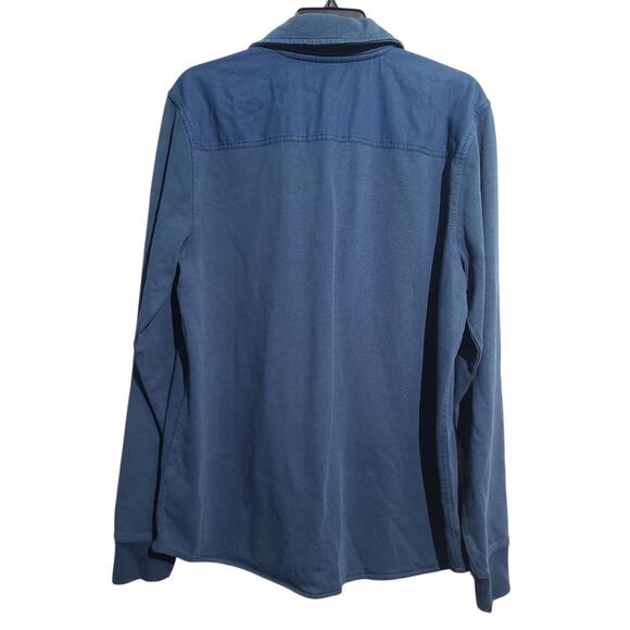 L.L. Bean Blue Allagash Men's 1/2 Zip Pullover Size M - Picture 3 of 5